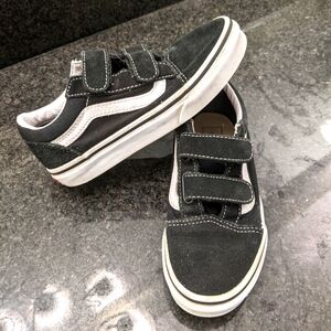 Suede Vans with Velcro Straps!